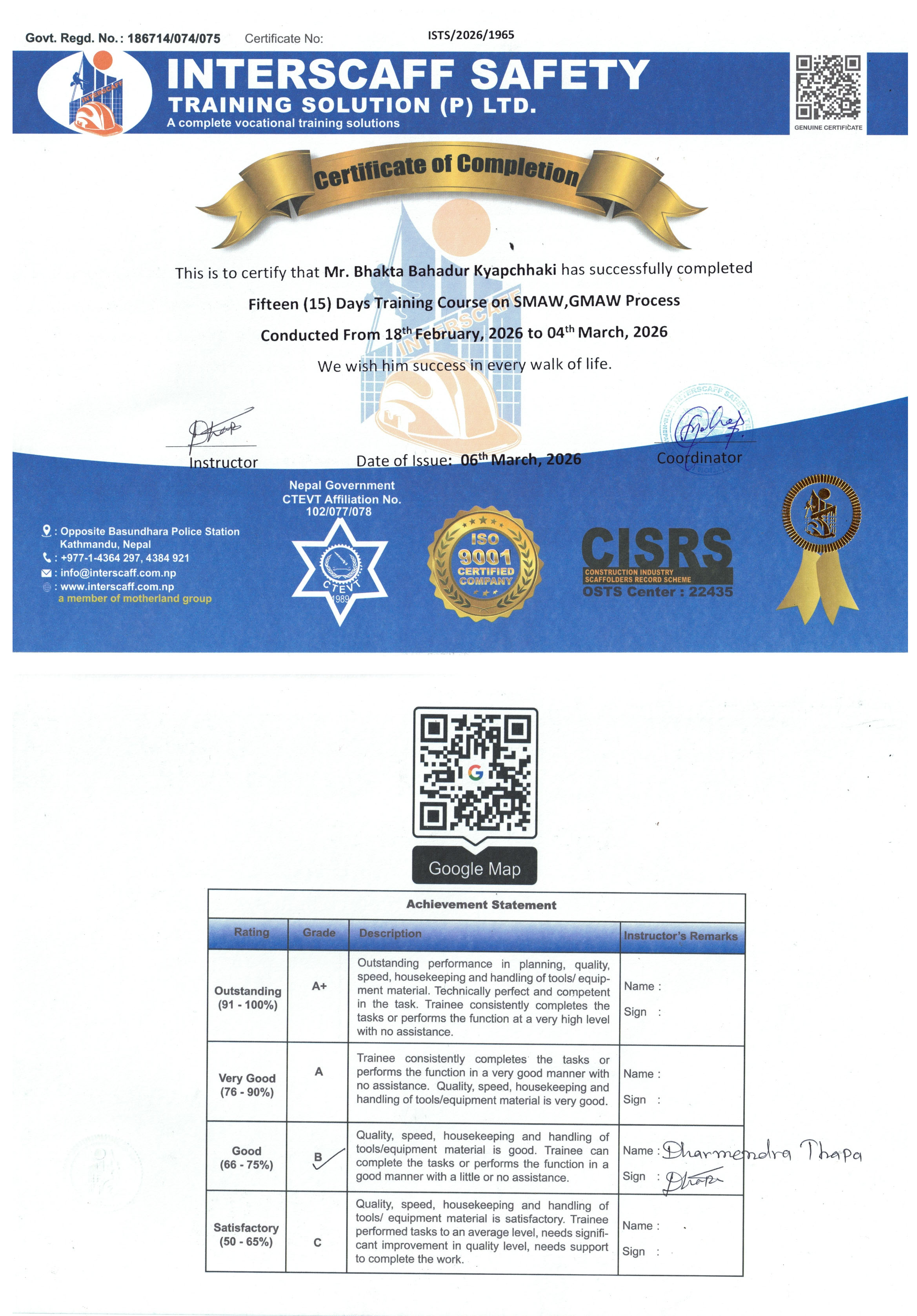 Bhakta Bahadur Kyapchhaki 