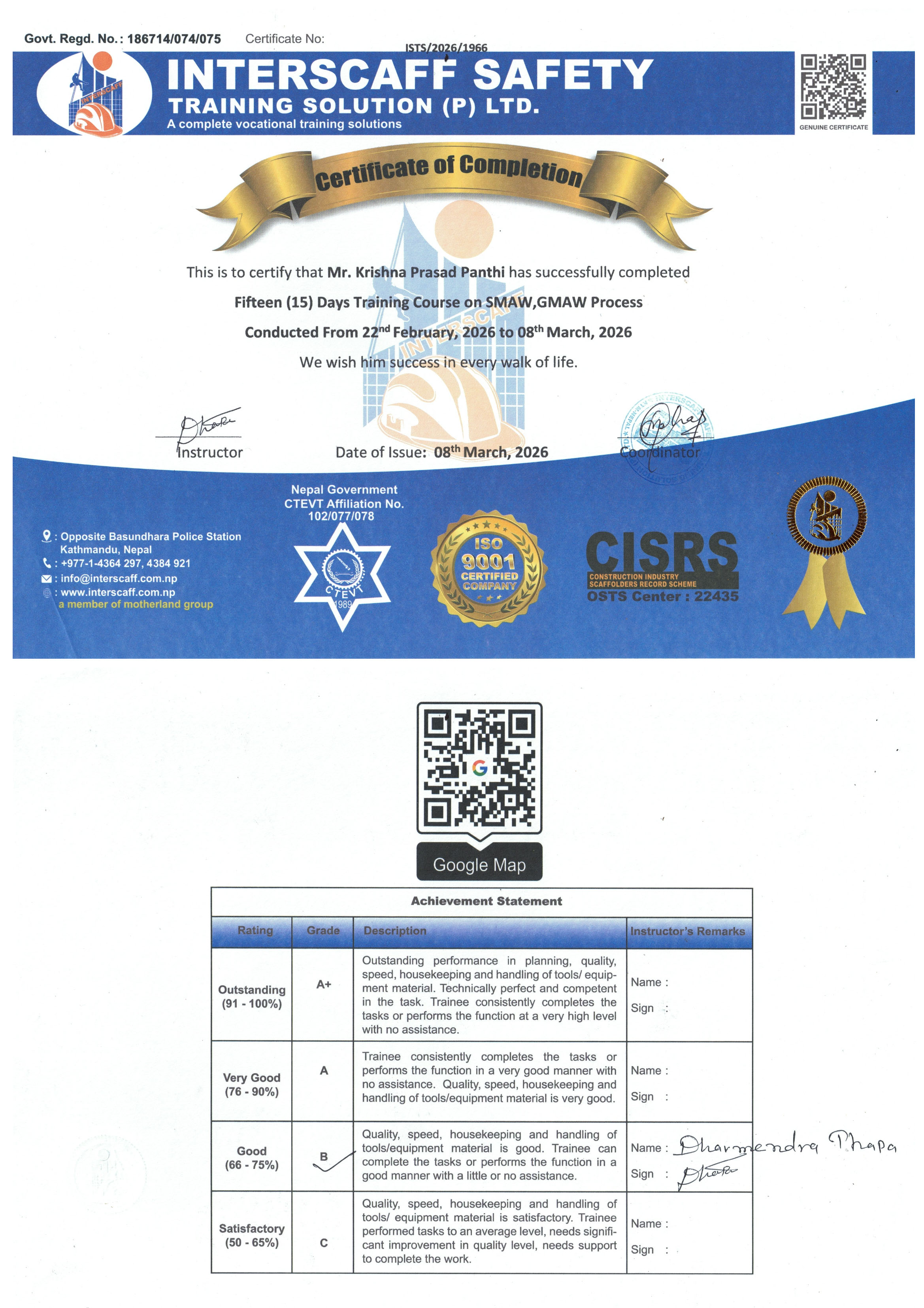 Krishna Prasad Panthi 