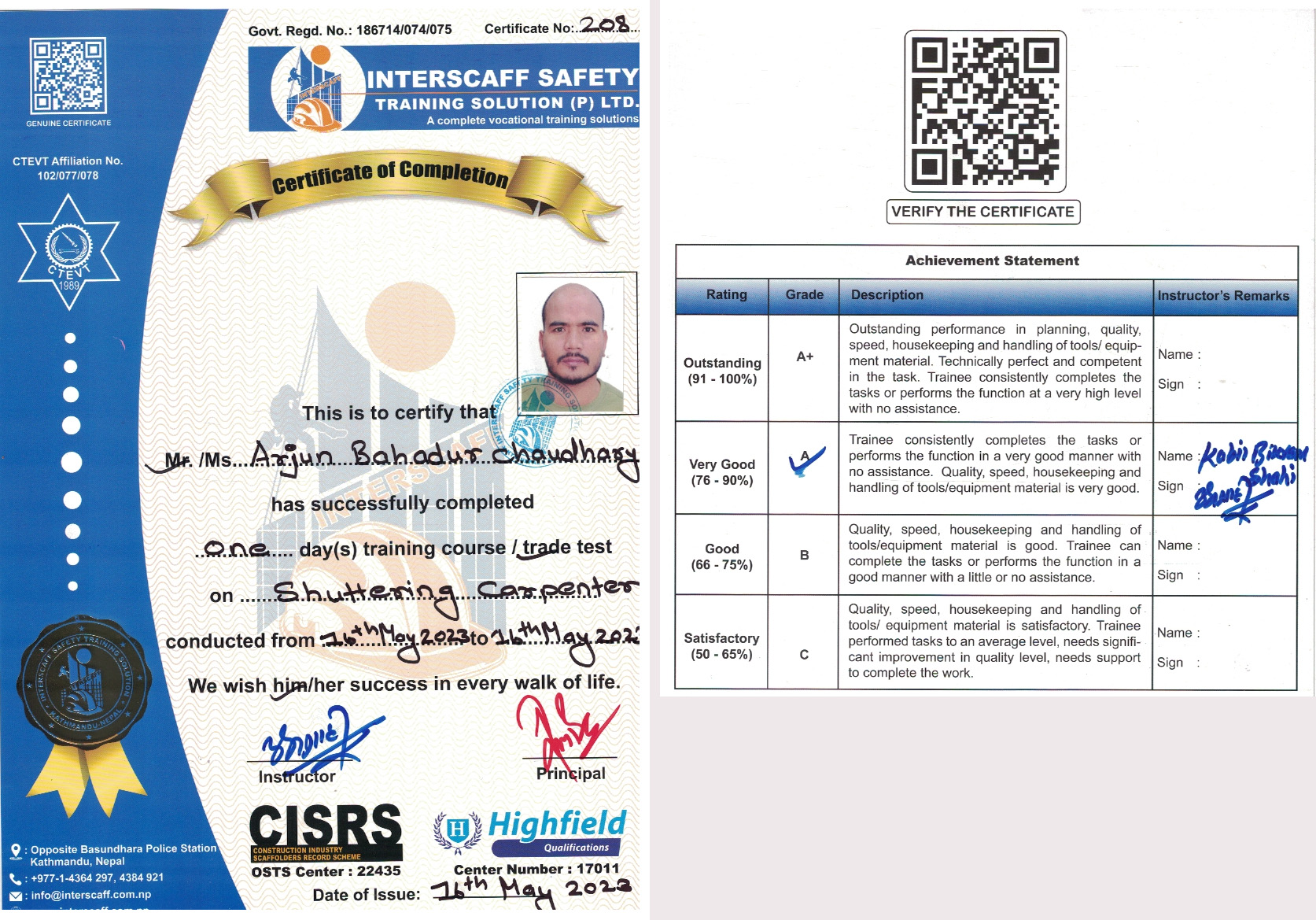 AJUN BAHADUR CHAUDHARY