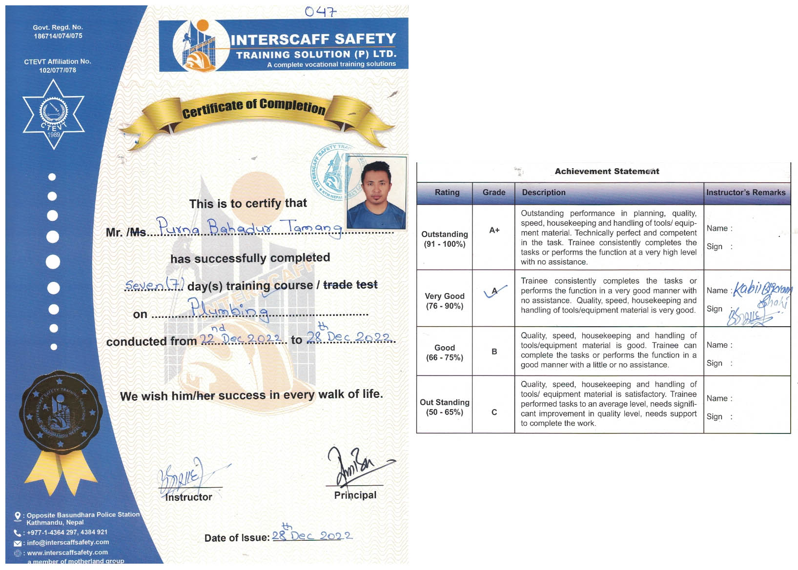 PURNA BAHADUR TAMANG