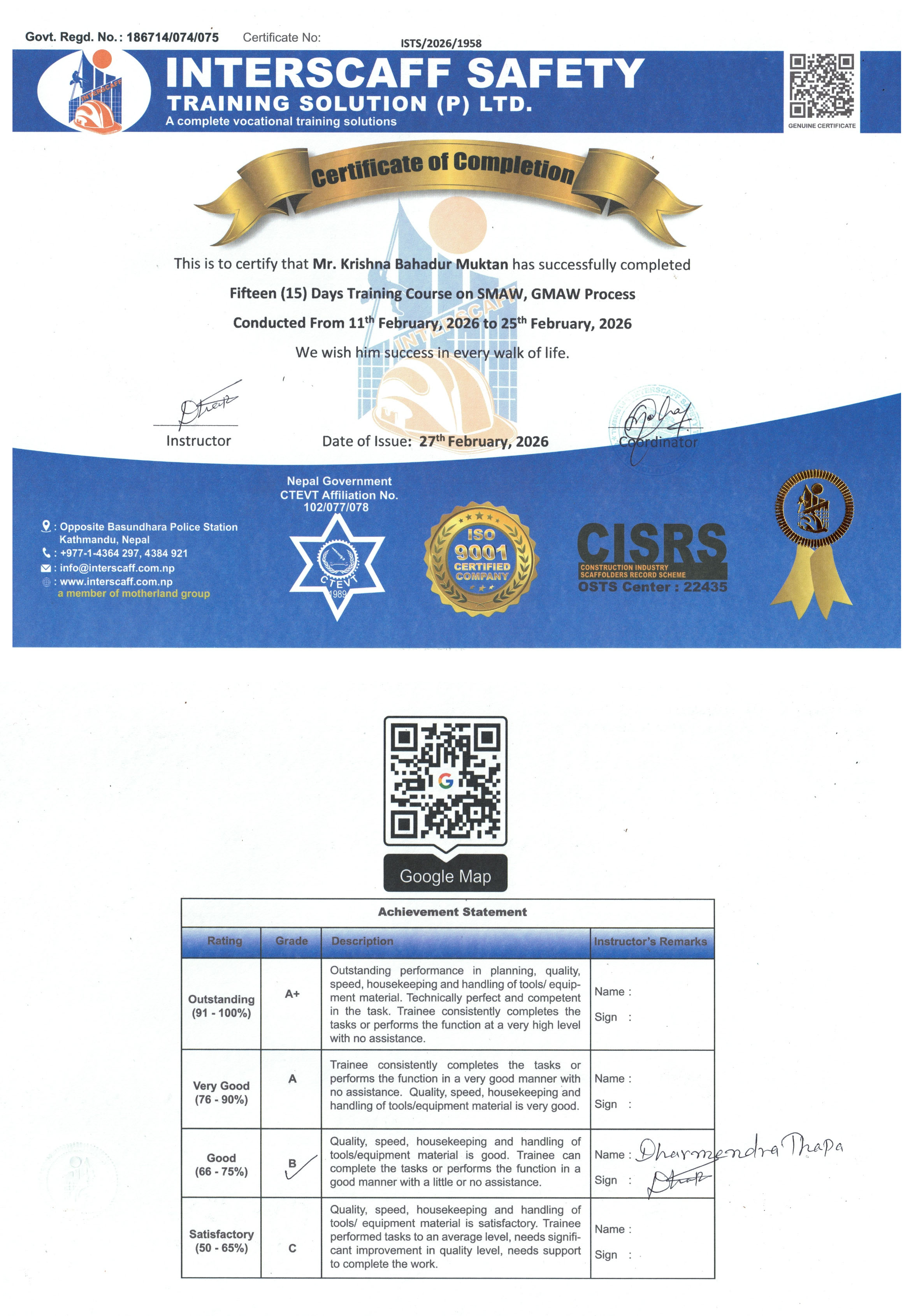 Krishna Bahadur Muktan 