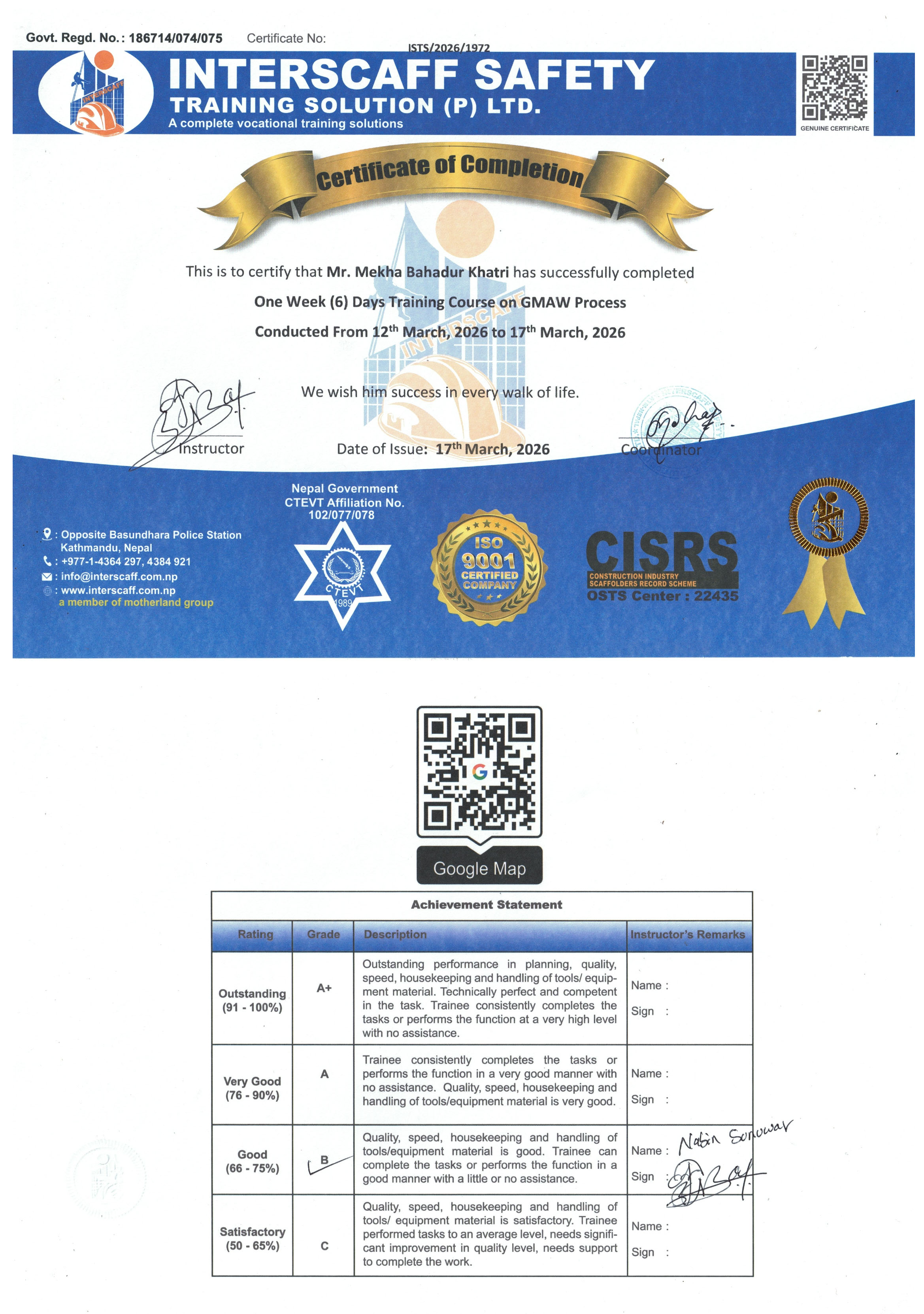 Mekha Bahadur Khatri 