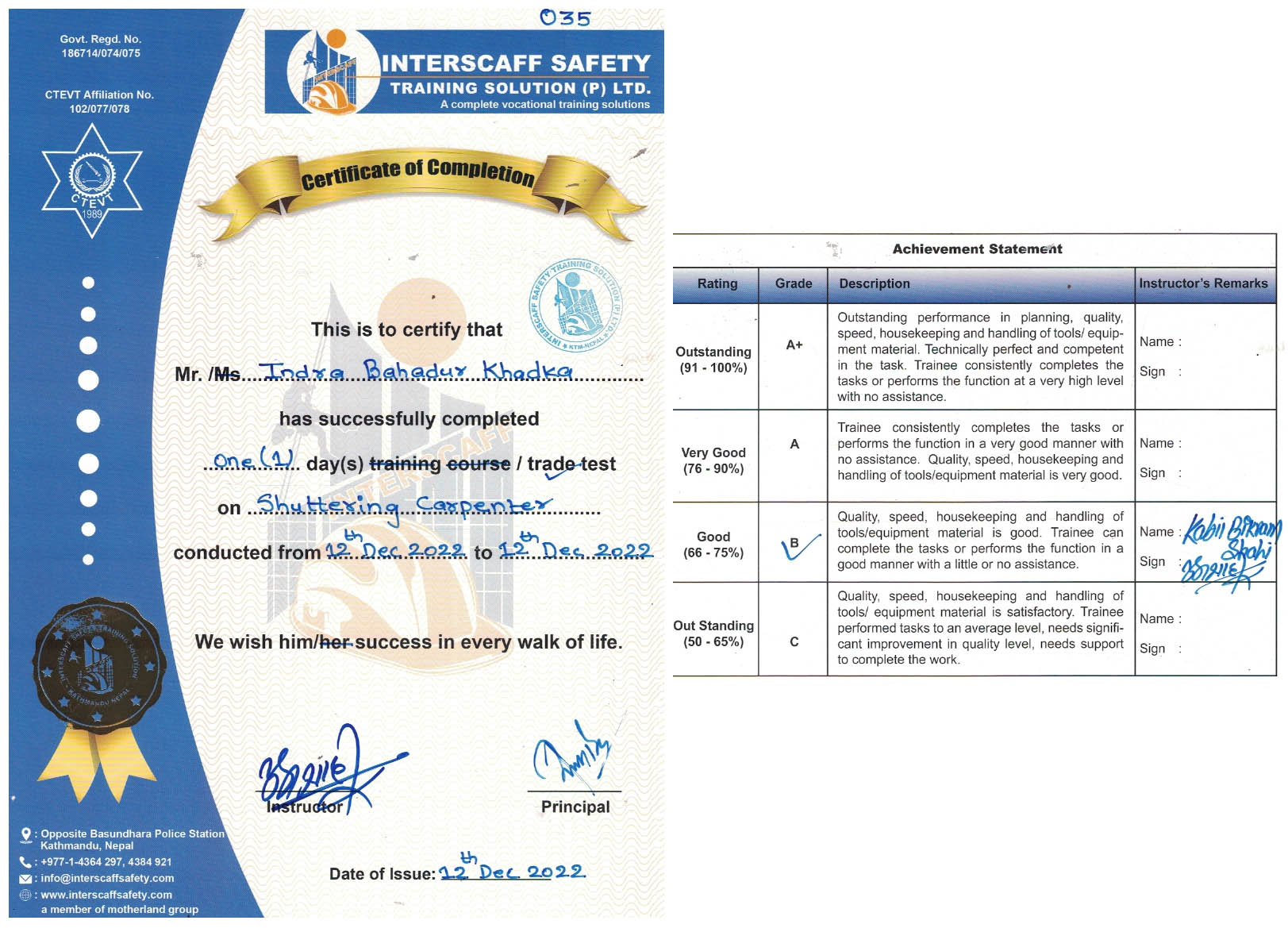 INDRA BAHADUR KHADKA